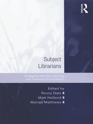 Subject Librarians by Penny Dale